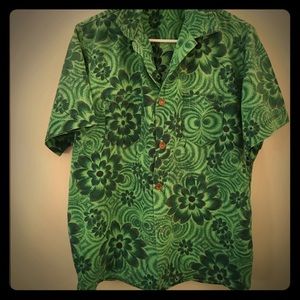 Vintage 100% cotton aloha shirt!!